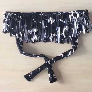 Fringe Bandeau Bikini Top